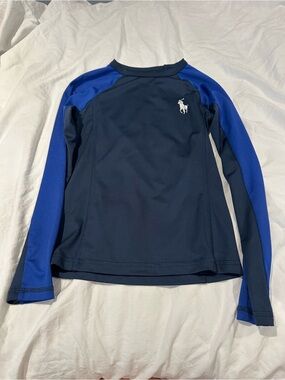 Polo by Ralph Lauren Long-Sleeve Swim Top rash guard UPF 50